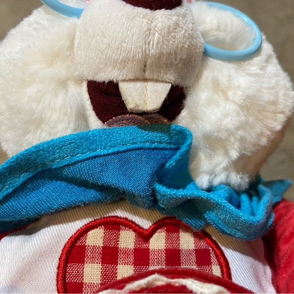 Disney Store Alice in Wonderland White Rabbit Plush Valentines Day Heart Stuffed - Picture 11 of 13